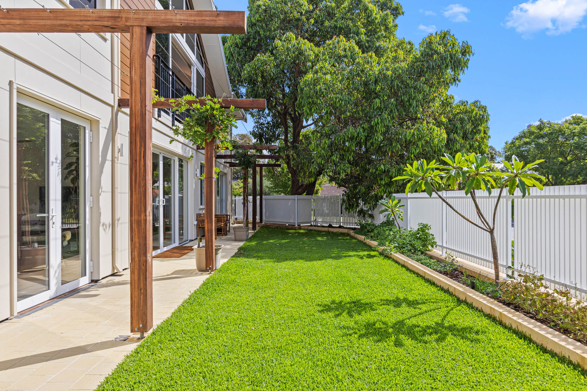 Open plan living and dining