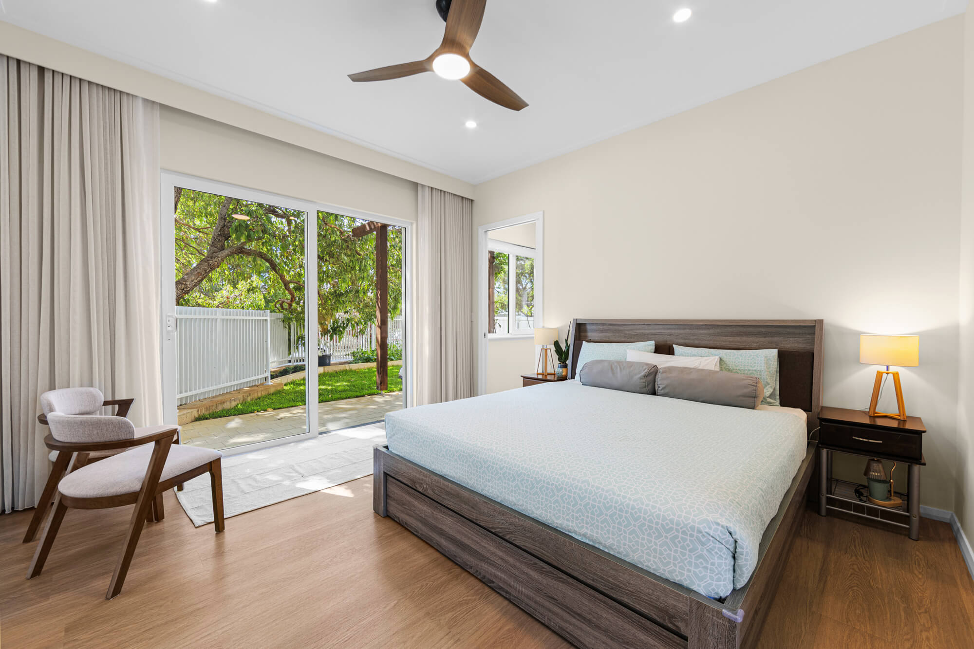 Bedroom with natural light