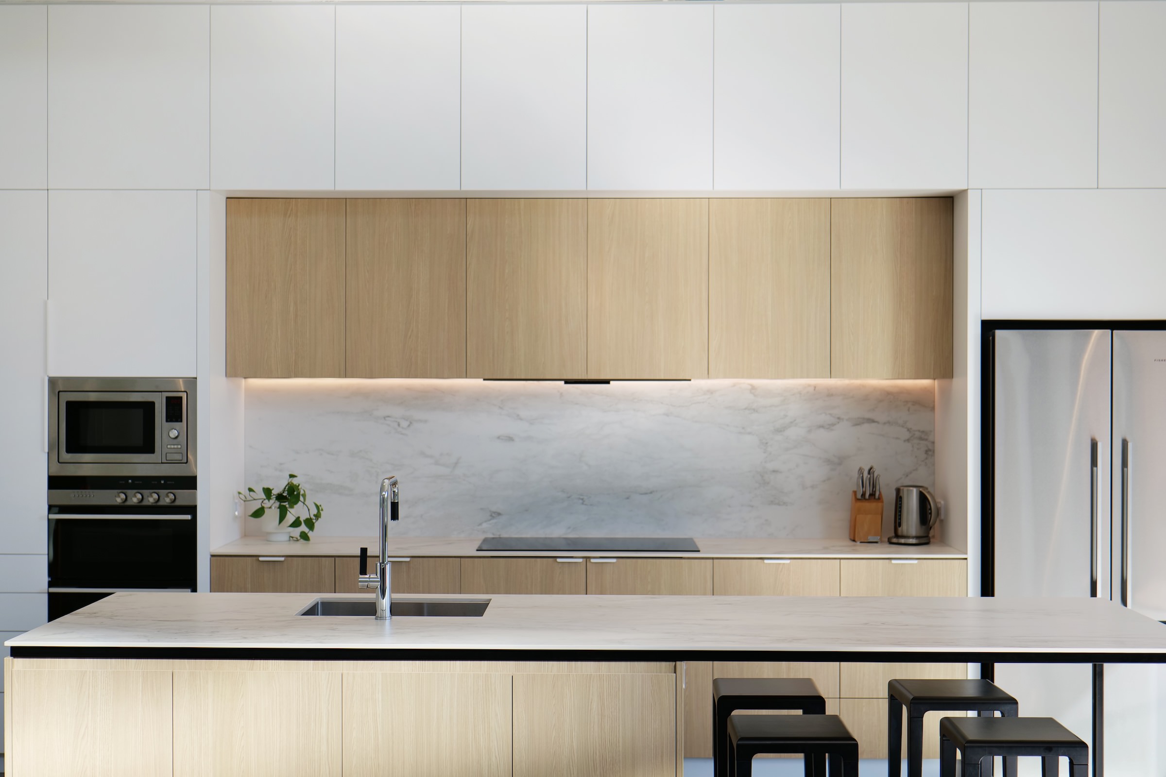 Kitchen interior of a Norde Homes build in North Perth